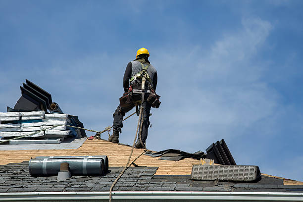 Professional Roofing technician working in Tremont, PA